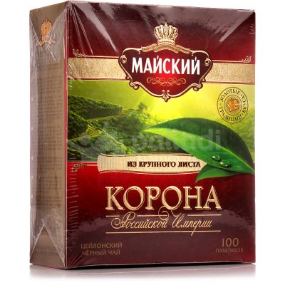 Чай Майский 100пак Корона Российской империи
