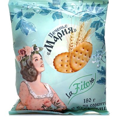 Печенье LAFITORE 180г Мария с отрубями на сорбите