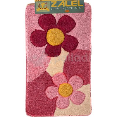 Коврик для ванной комнаты ZALEL DELUXE 60*100см 2 предмета розовый