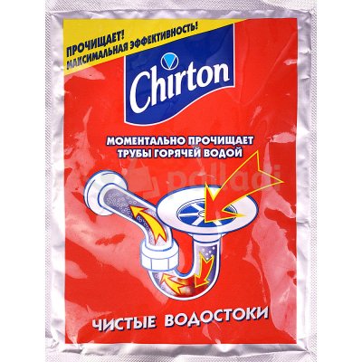 Средство Chirton для прочистки труб горячей водой 80г