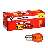 Лампы автомобильные накаливания PY21W, 12V, 21W, (BA15s)
          Артикул: AP-PY21W