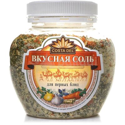 Соль Costa Del Вкусная соль 400г для первых блюд