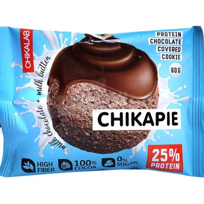 Печенье CHIKALAB 60г протеиновый шоколадное