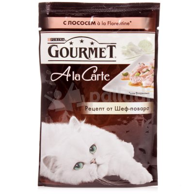 Корм для кошек GourmeT AlaCarte 85г с лососем