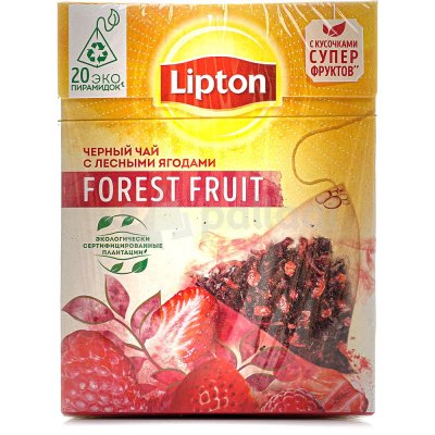 Чай Липтон 20 пирамидок FOREST Fruit