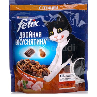 Felix Двойная вкуснятина 600г с птицей 1/10