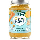 Пюре Фруто Няня Картофель и морковь с цыпленком 190г
