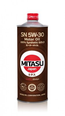 Масло моторное 5W30 SN MITASU GOLD 1л синтетическое
          Артикул: MJ-101/1