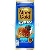 Шоколад Альпен Гольд 85г Oreo со вкусом арахисовой пасты 