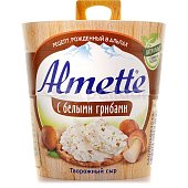 Сыр творожный Almette 150г с белыми грибами