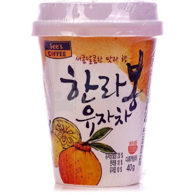 Чай Hanrabong со вкусом мандарины 40г стакан