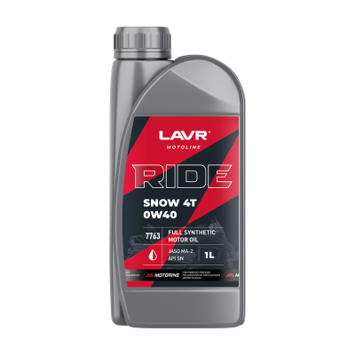 Моторное масло для снегохода 0W40 SN/MA2 LAVR MOTOLINE RIDE SNOW 4T 1л
          Артикул: Ln7763