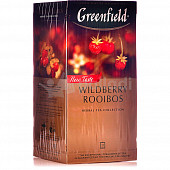 Чай Гринфилд 25пак Wildberry Rooibos черный