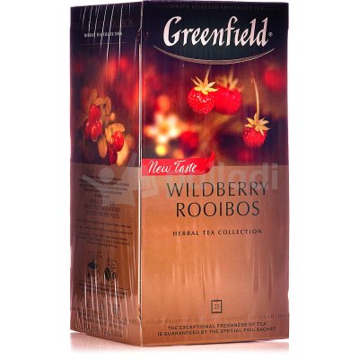 Чай Гринфилд 25пак Wildberry Rooibos черный