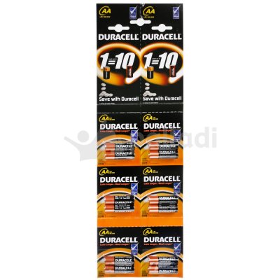 Батарейки Duracell Basic, тип AA/LR6, 1,5V, 12шт (1/12)