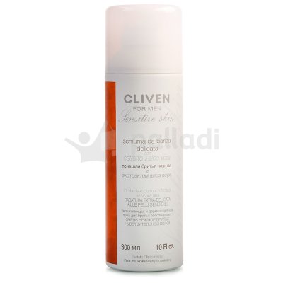 Пена для бритья CLIVEN для чувствительной кожи 300мл 