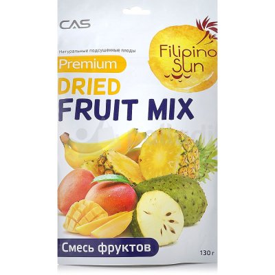 Смесь фруктов Микс сушеное Filipino Sun 130г