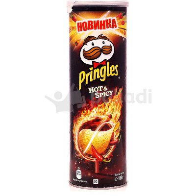 Чипсы Pringles 165г  с острым и пряным вкусом 1/19