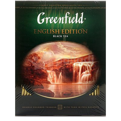 Чай Гринфилд 100пак черный  English Edition