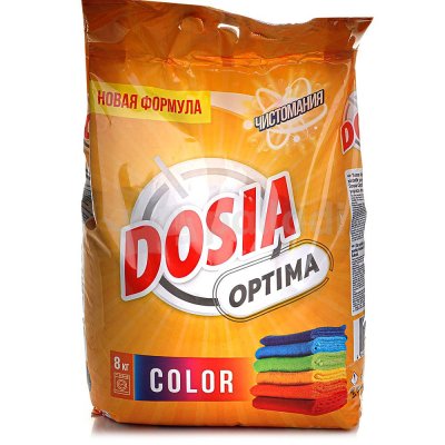 Стиральный порошок DOSIA Color 8кг для машинной и ручной стирки