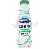 Кефир Сахалинское молоко 3,4%-4,2% 450г  Утро Родины 