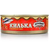 Килька Каспийская неразделанная в т/с 240г Штурвал ж/б ключ