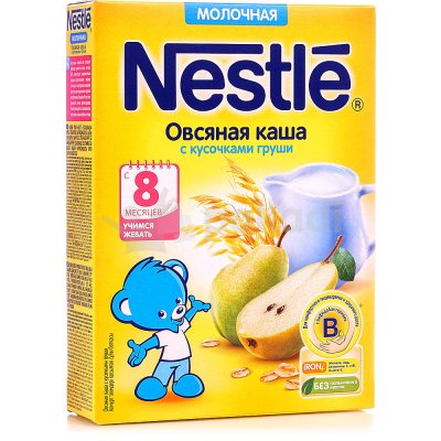 Каша Нестле 220г молочная овсяная с грушей с 8 месяцев