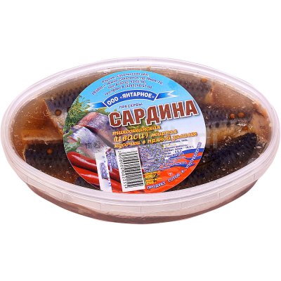 Сардина (иваси) Янтарное 330г в пряной заливке