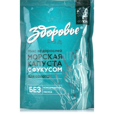 Морская капуста с фукусом 250г микс водорослей для салата