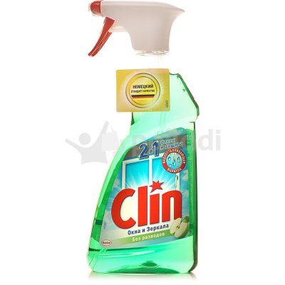 Средство для мытья стекол Clin 500 мл Яблоко