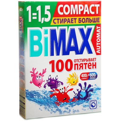 Стиральный порошок BiMax 400гр 100пятен