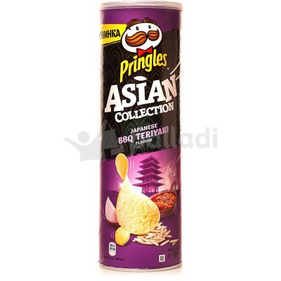 Чипсы Pringles 160г рисовые барбекю терияки по-японски