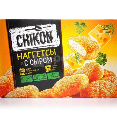 Наггетсы куриные Chikon 300г с сыром