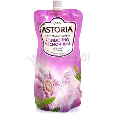 Соус Астория 233г Сливочно-чесночный дой/пак