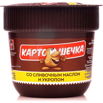 Картофельное пюре Картошечка 40г со сливочным маслом и укропом