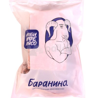 Баранина на кости 1,1кг Любимое мясо