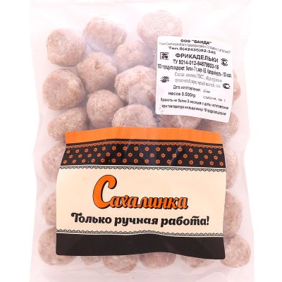Фрикадельки  Сахалинка 0,5кг мясные Ванда