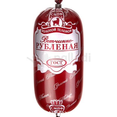 Колбаса Золотой теленок Ветчинно-рубленая 580г ГОСТ
