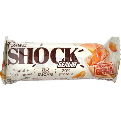 Батончик Fitnes SHOCK 50г соленый арахис