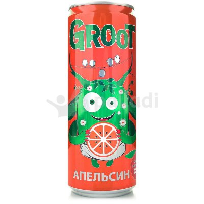 Напиток газированный Groot Апельсин 330мл ж/б