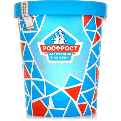 УЦЕНКА! Мороженое Росфрост Настоящий пломбир ведро 450г манго