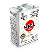 Масло моторное 0W20 SN MITASU PLATINUM PAO 4л синтетическое
          Артикул: MJ-110/4