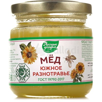 Мед Лесные угодья 250г Южное разнотравье