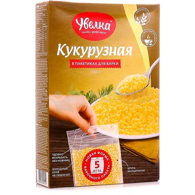 Крупа Увелка 5*80г кукурузная