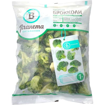Планета витаминов Капуста Брокколи 1кг 1/8 