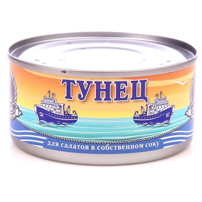 Тунец салатный 140г в с/соку Морское содружество