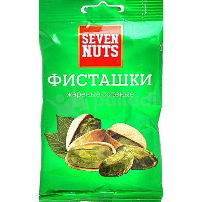 Фисташки SEVEN NATS 50г жареные соленые