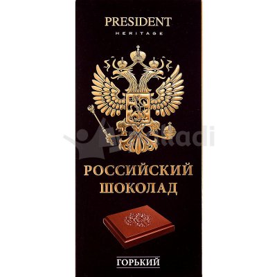 Шоколад Российский President Heritage 90г горький 
