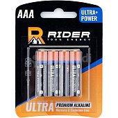 Батарейки Rider Ultra Power, тип AAA 1,5V, 4шт