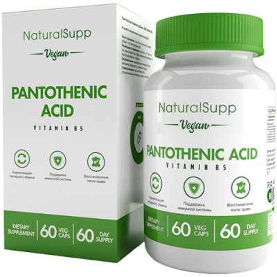 Natural Supp Pantothenic Acid (60 капс)